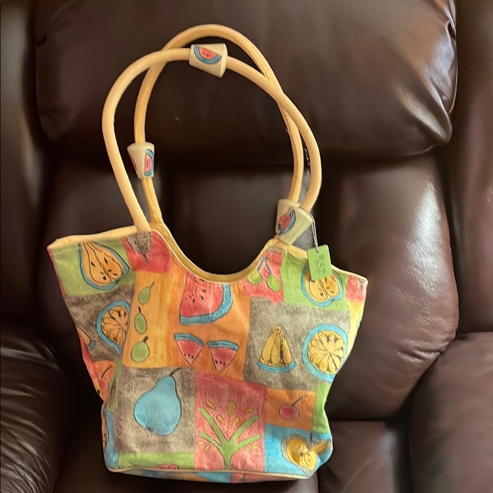 Colorful Patterned Tote Bag